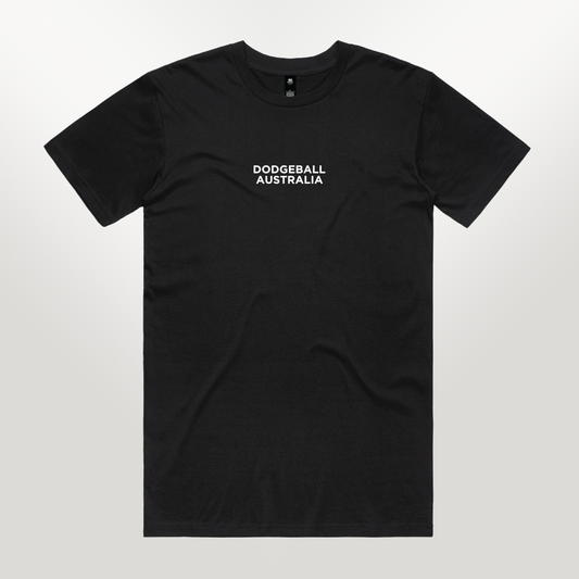 (Squad Pricing) Dodgeball Australia - Insert Design Tees (Men's Sizes)