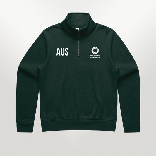 (Squad Pricing) Australian Dodgeroos - Half Zip Crew (Women's Sizes)