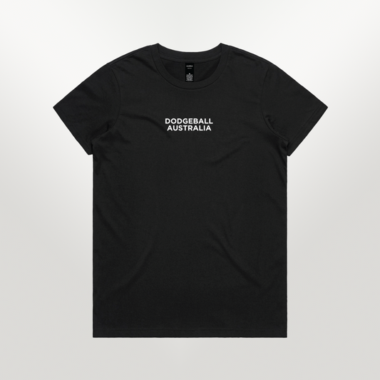 (Squad Pricing) Dodgeball Australia - Insert Design Tees (Women's Sizes)